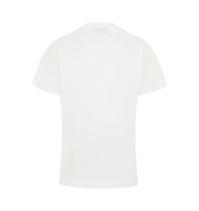 Image 2 of 2 - WHITE - STUDIO NICHOLSON Perfect Tee featuring short sleeves, regular fit and a round neck. 100% cotton. Made in Portugal. 