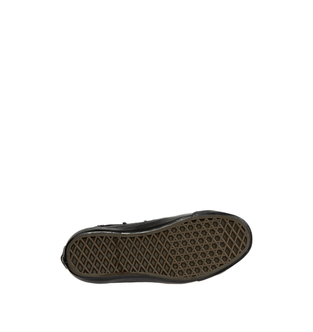 Image 4 of 5 - BLACK - Vans Unisex Premium Old Skool 36 Sneakers are crafted from canvas and feature the iconic low-top silhouette, a lace-up closure, and sequin embellishments. Finished with allover sequin embellishments. Main Material: Canvas Textile. Outsole: Rubber. 