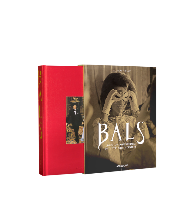 Image 4 of 6 - NEUTRAL - Assouline Bals: Legendary Costume Balls of the Twentieth Century is a luxury coffee table book that explores the most extraordinary private costume balls of the twentieth century, from the twilight of the Romanov dynasty and Art Deco Paris to the glamour of the jet-set era. Written by Nicholas Foulkes, this designer hardcover book features more than 250 illustrations and captivating commentary on legendary hosts and guests, celebrating the artistry, fashion, and cultural impact of h 