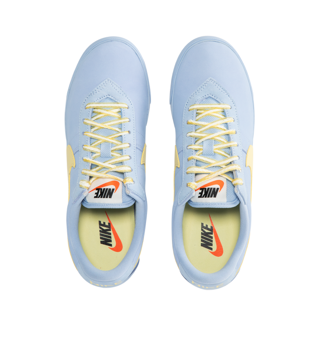 Image 5 of 5 - BLUE - NIKE Astrograbber Sneaker featuring an American football shoe with a leather upper, padded, low-cut collar, tonal rubber midsole and waffle outsole. 