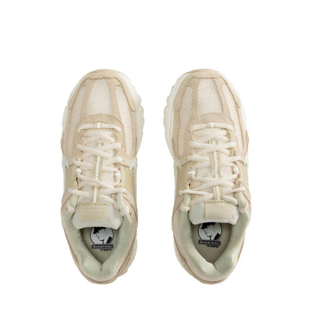 Image 5 of 5 - NEUTRAL - Nike Zoom Vomero 5 Sneakers are a lace-up style with real and synthetic leather uppers, mesh panels, ventilation ports, Zoom Air cushioning, plastic caging at the dies, and rubber outsoles.  