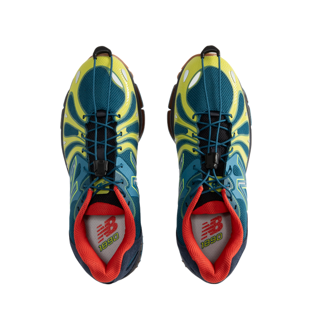 Image 5 of 5 - MULTI - New Balance 1890 Mens Sneakers feature a synthetic upper with a classic lace-up silhouette. Designed with ABZORB midsole cushioning for enhanced impact absorption, all-day comfort, and a durable rubber outsole. Upper: Synthetic; Midsole: ABZORB. Made in Vietnam. 