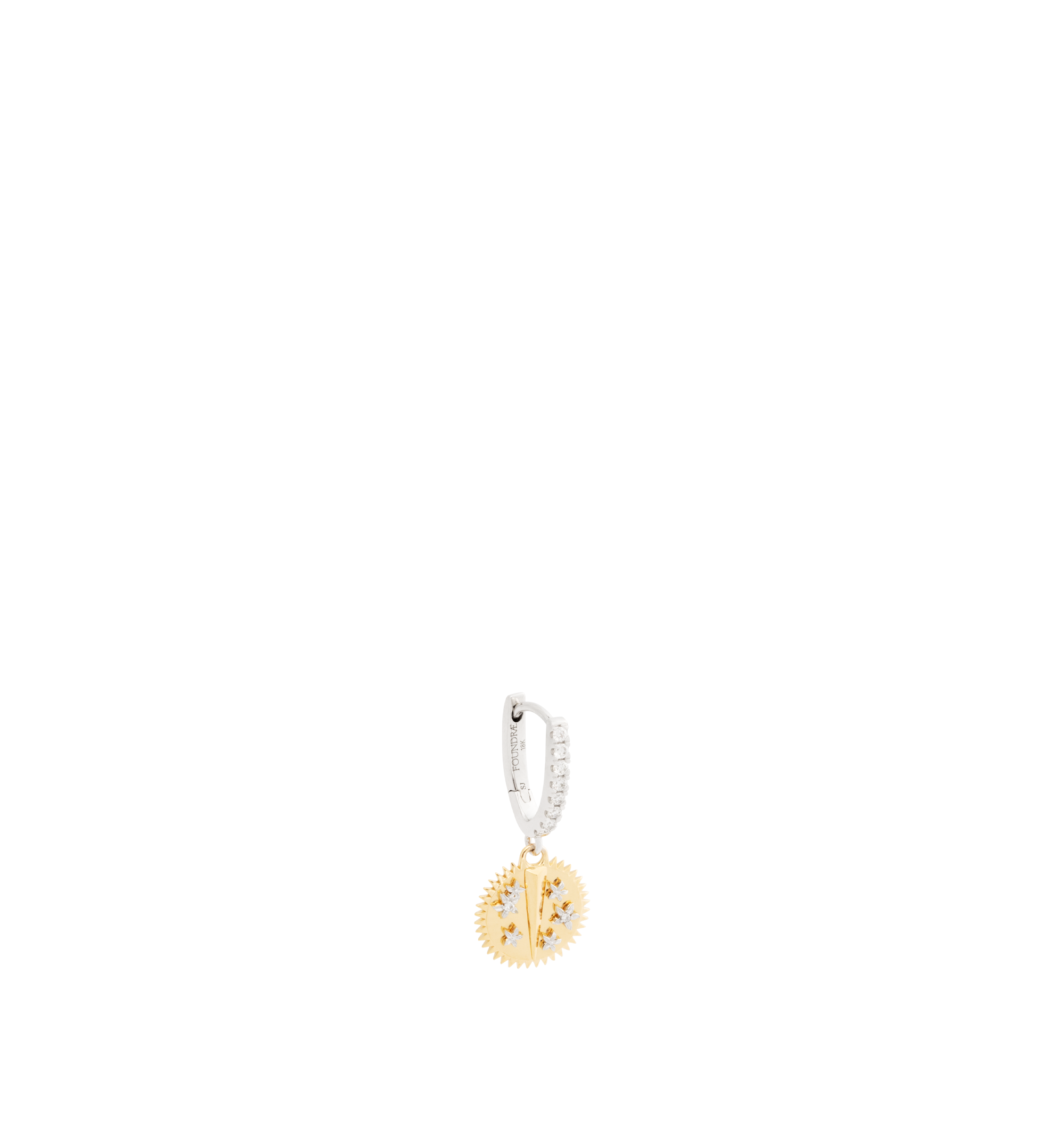 RESILIENCE MINIATURE MEDALLION EARRING