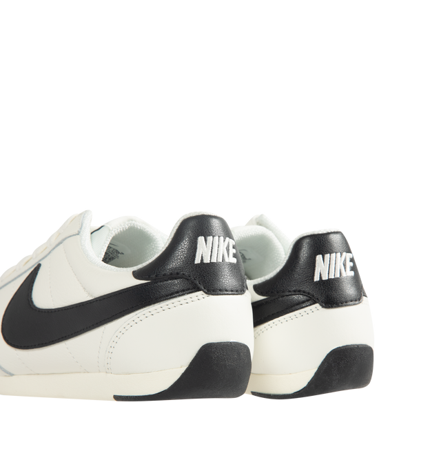 Image 3 of 5 - MULTI - Nike Womens Sprint Sister 2026 Sneakers feature a leather and textile upper. Designed with a low-cut silhouette, lace-up closure, foam midsole, and durable rubber outsole. Upper: Leather and Textile; Midsole: Foam; Outsole: Rubber. Imported 