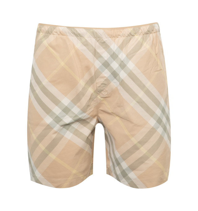 Burberry check 2025 swim shorts