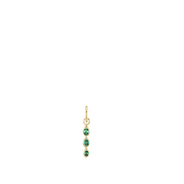 Image 1 of 2 - GREEN - Uniform Object System Tusk Drop featuring 4.2 g of solid 18K yellow gold with 0.75 TCW oval-cut diamonds. Handcrafted in New York City. Designed to complement the Uniform Object System Necklace collection. Hirshleifers offers a range of pieces from this collection in-store. For personal consultation and detailed information about jewelry, please contact our dedicated stylist team at personalshopping@hirshleifers.com. 