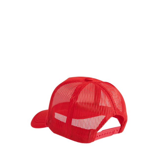 Image 2 of 2 - RED - GALLERY DEPT. Logo-Print Foam and Mesh Trucker Cap printed on the front. 