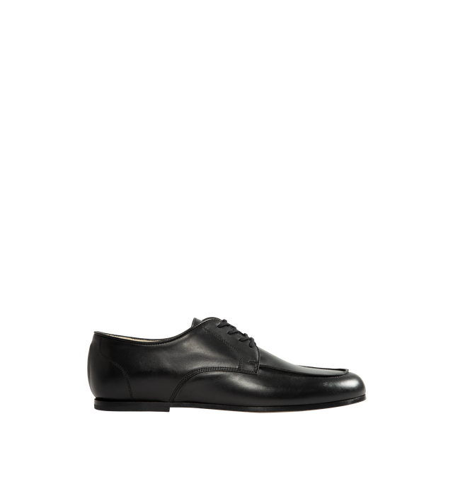 Image 1 of 4 - BLACK - Kaptain Sunshine Men's KS Canadian Officer Shoes are crafted from premium cow leather and feature a special-order design produced in collaboration with Reproduction of Found. Inspired by classic Canadian military officer footwear, this refined silhouette combines heritage military influences with elevated craftsmanship and everyday versatility. Main Material: Cow Leather.Made in Italy. 