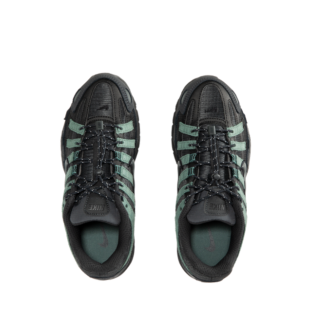 Image 5 of 5 - BLACK - NIKE P-6000 Sneaker featuring textile upper with synthetic leather overlays, suede, premium leather and synthetic leather, foam midsole and rubber outsole that provides durable traction. 