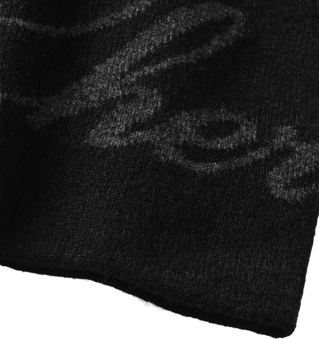Image 3 of 3 - BLACK - Cherry LA Skull Cap is crafted from a luxurious wool and cashmere blend and features a classic skull cap silhouette designed for everyday cold-weather wear. Finished with Cherry script branding along the body, this elevated essential combines lightweight warmth with a soft, comfortable feel. Main Material: Wool and Cashmere Blend.  