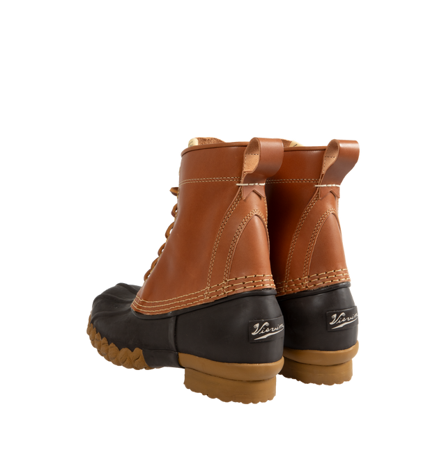 Image 3 of 4 - BROWN - VISVIM Decoy Mid-Folk Duck boots featuring Italian Vegetable Tanned Horsehide combined with rubber in the upper, rubber outsole, cork insole for enhanced cushioning and moisture absorption. 