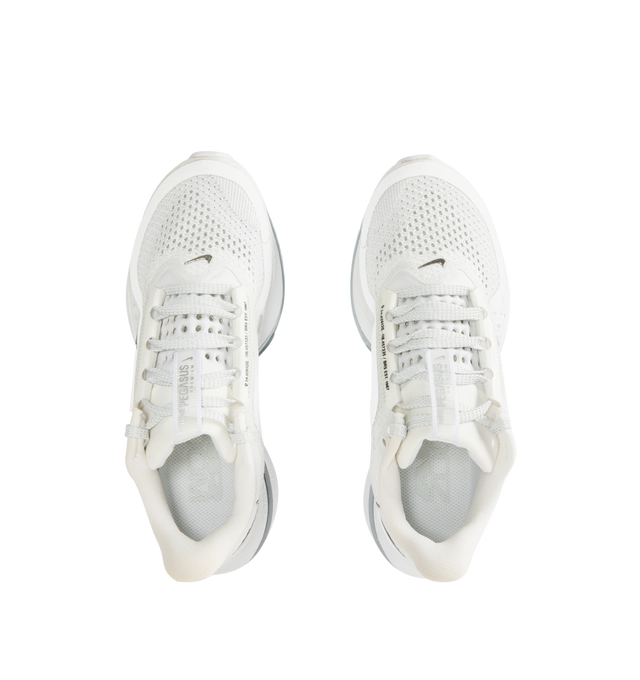 Image 5 of 5 - WHITE - NIKE Pegasus Premium Sneaker featuring engineered mesh on upper, full-length ZoomX foam, full-length Air Zoom unit, ReactX foam sits at the bottom of the ZoomX foam and Air Zoom cushioning and modified waffle outsole. 
