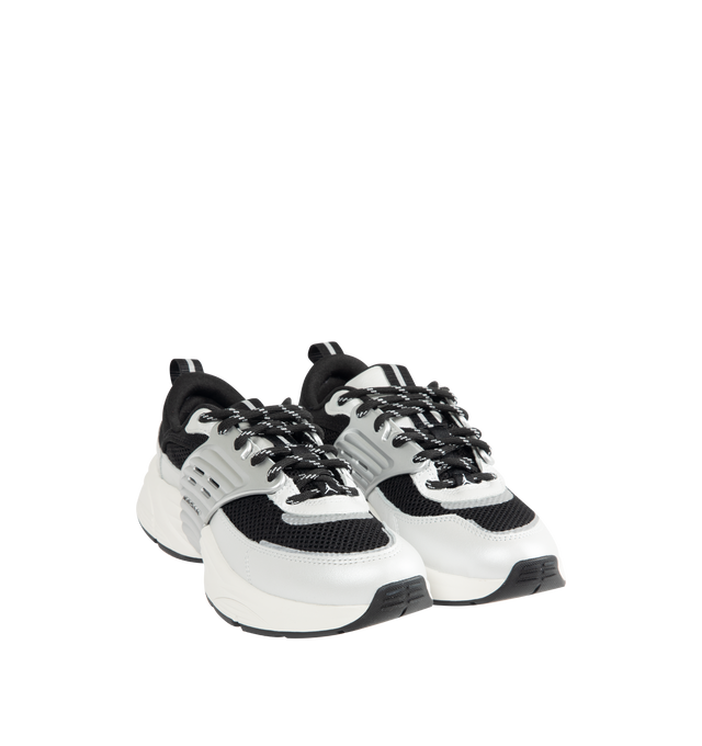 Image 2 of 5 - MULTI - Men's Jordan Trunner O/S Sneakers feature a breathable mesh upper with synthetic and leather overlays and a modern silhouette inspired by the original Jordan Trunner. These lifestyle sneakers combine responsive foam cushioning, molded midfoot support wings, and a durable rubber outsole for lightweight comfort, stability, and everyday traction. Main Material: Mesh and leather. Midsole: Responsive Foam. Sole: Rubber. 