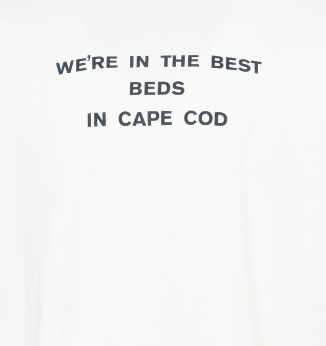 Image 3 of 4 - WHITE - BODE Best Beds Tee featuring crew neck, short sleeves and printd on front and back. 100% cotton. Made in Portugal. 
