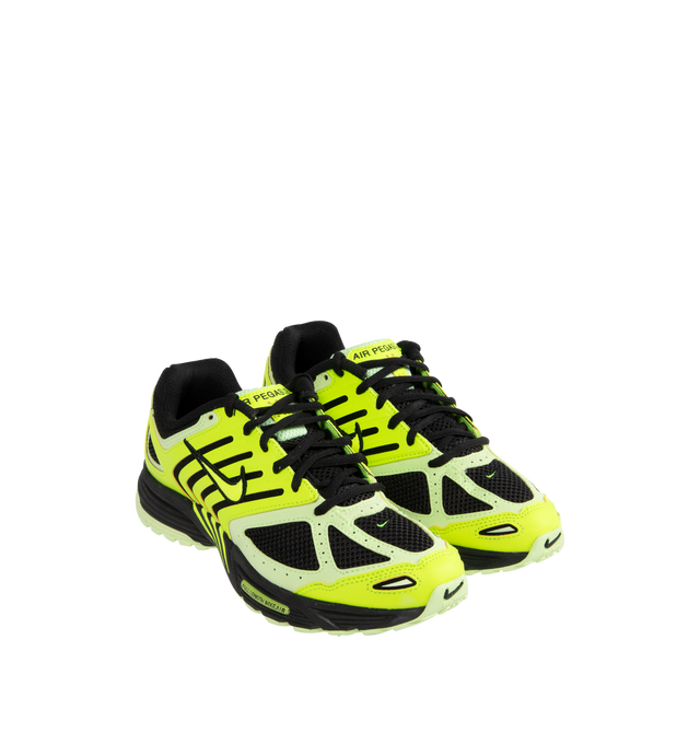 Image 2 of 5 - YELLOW - NIKE Air Peg 2K5 Running Shoe featuring cushy collar, rubber tread, lace-up style, textile and synthetic upper/synthetic lining and sole. 