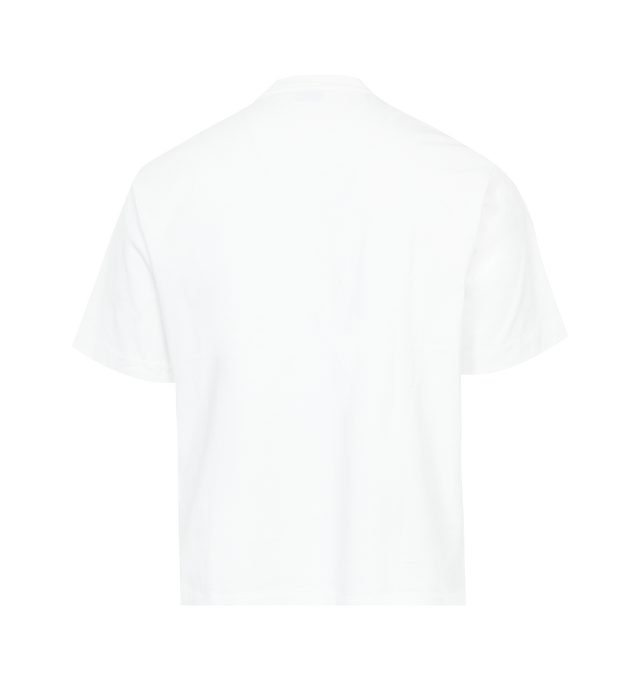 Image 2 of 2 - WHITE - OFF-WHITE Logo-Print Cotton-Jersey T-Shirt made from comfortable cotton-jersey and stamped with "OFF" logo in the center chest. 100% cotton. 
