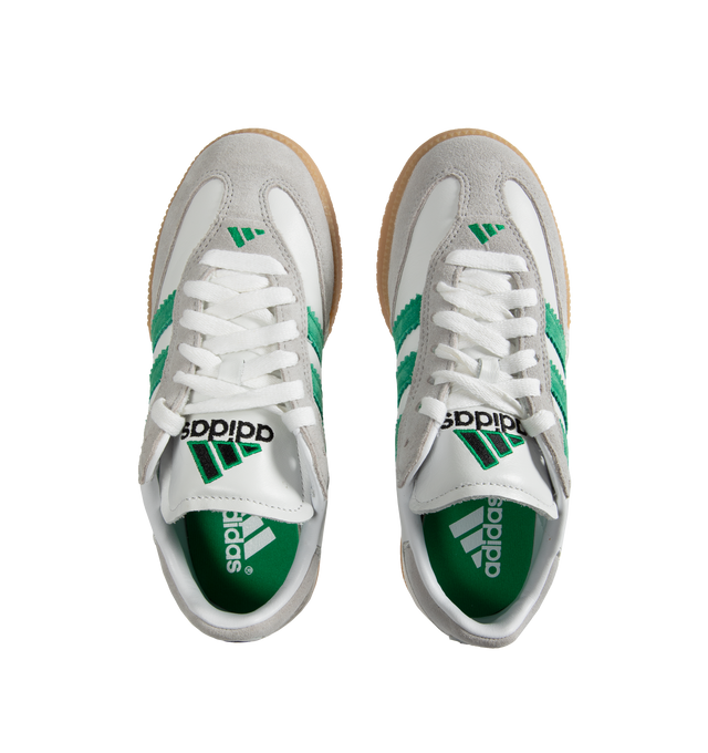 Image 5 of 5 - GREEN - ADIDAS Samba shoes crafted with a premium leather and suede upper, plus an EVA midsole and Torsion Bar for enhanced cushioning.  