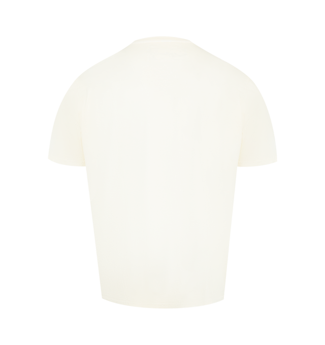 Image 2 of 2 - WHITE - ONE OF THESE DAYS Barbed Graphic T-Shirt featuring abarbed-wire motif across the front, crewneck and short sleeves. 100% cotton. Made in the USA. 