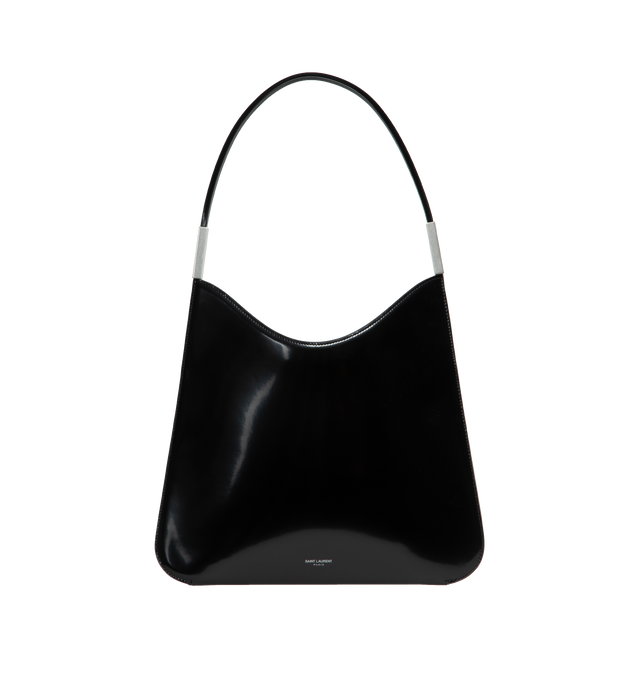 BLACK - SAINT LAURENT Sadie Hobo Bag featuring shoulder strap, open top and one interior zip pocket. 12.2"H x 11.4"W x 0.8"D. Made in Italy.