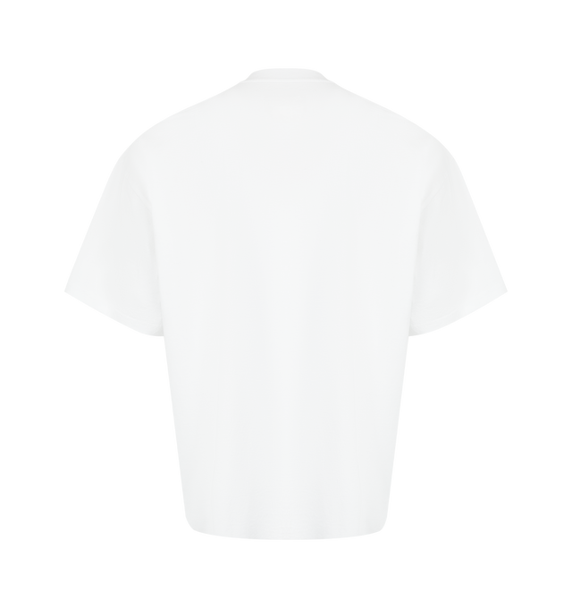 Image 2 of 2 - WHITE - MARTINE ROSE Classic T-Shirt featuring crew neck, short sleeves and logo on front. 100% cotton. Made in Portugal. 