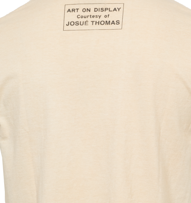 Image 4 of 4 - WHITE - GALLERY DEPT. Today Tee featuring boxy fit, crew neckline, short sleeves, straight hem and screen-printed branding. 100% cotton. 