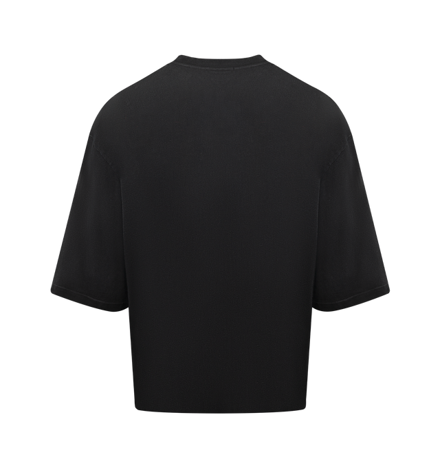 Image 2 of 2 - BLACK - WILLY CHAVARRIA Welcome to NY Buffalo Tee featuring a relaxed fit with a vintage wash, front screen print, crew neck and oversized short sleeves. 100% cotton. Made in the USA. 
