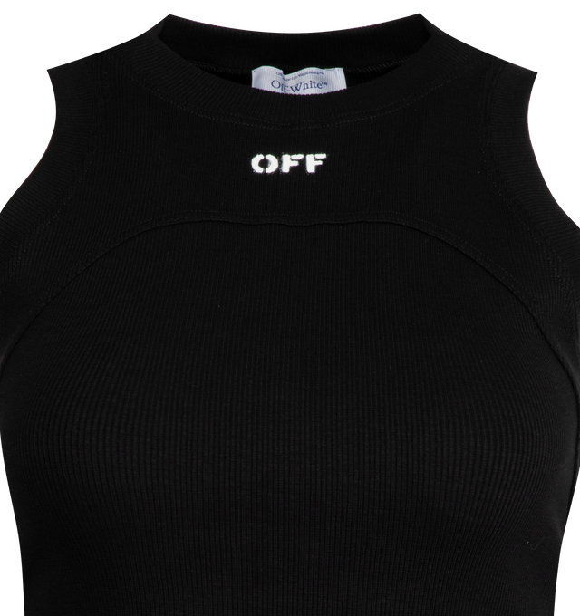 OFF STAMP RIB ROUND TANK TOP (WOMENS)