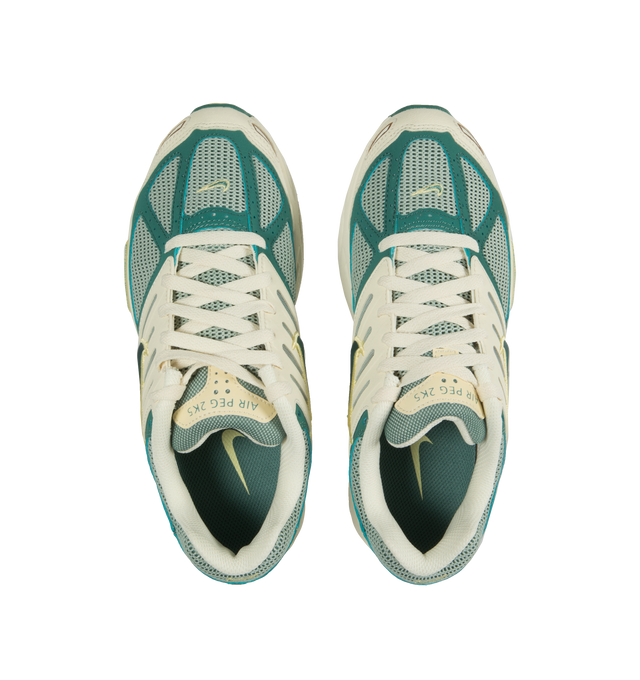 Image 5 of 5 - GREEN - NIKE Air Pegasus 2K5 Sneaker featuring lace-up style, removable insole, cushioning, Nike Air unit in the sole, reflective details enhance visibility in low light or at night and synthetic and textile upper/textile lining/rubber sole.  