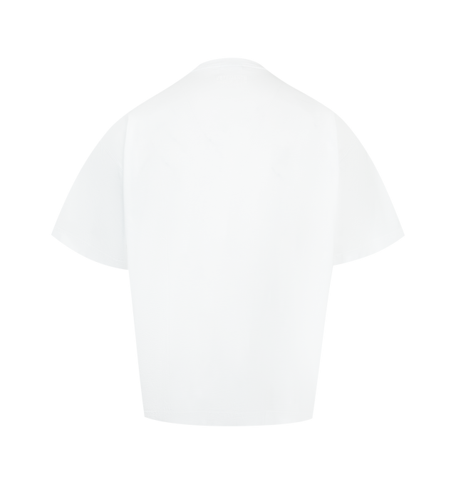 Image 2 of 2 - WHITE - VETEMENTS Japan Tourist T-shirt featuring rib-knit crewneck, text at front, dropped shoulders and short sleeves. 100% cotton.  