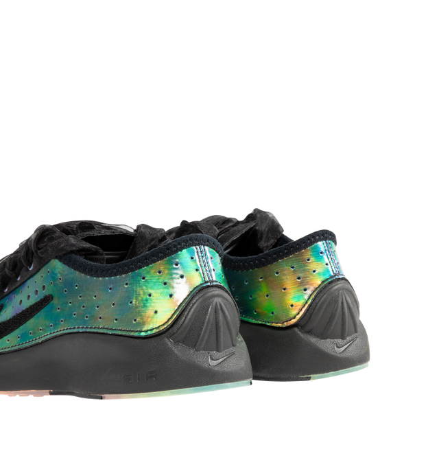 Image 3 of 5 - MULTI - NIKE Air Superfly x Tomo Koizumi Sneaker featuring featherweight runner wrapped in an iridescent upper, Velcro-backed Nike Swooshes come with three different sets for swapping and rainbow outsole. 