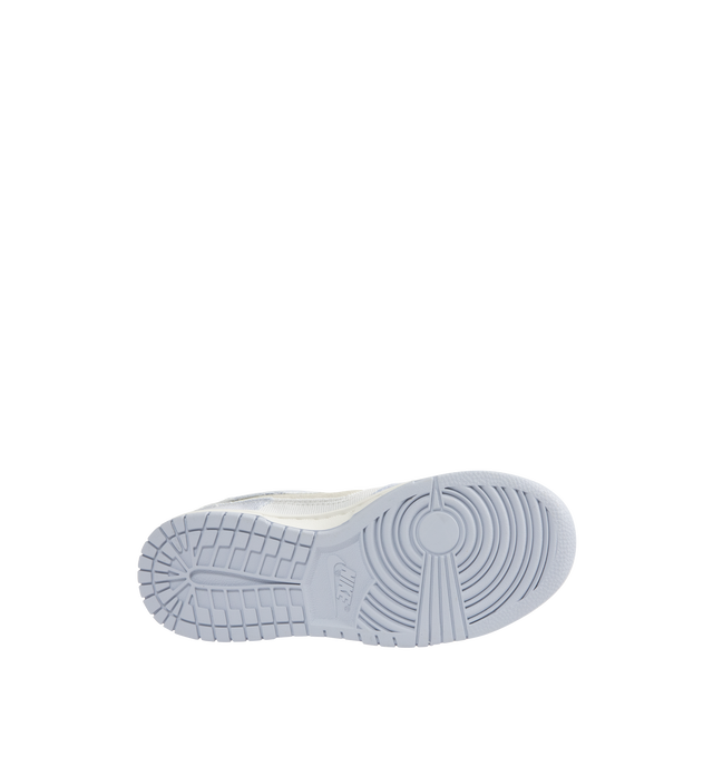 Image 4 of 5 - WHITE - Nike Dunk Low Sneakers are a lace-up style with foam midsoles, cutout Swoosh logos, padded collars, and rubber outsoles.  