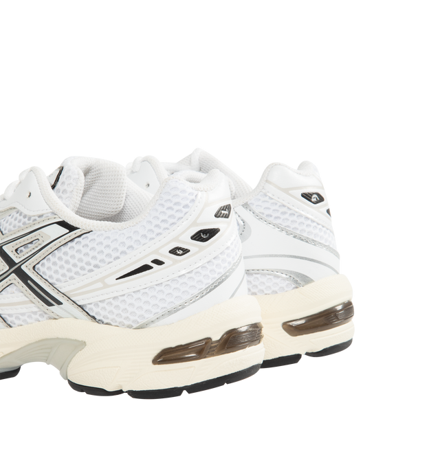 Image 3 of 5 - WHITE - ASICS Gel-1130 Sneaker featuring suede overlays, breathable mesh underlays, synthetic leather paneling, GEL technology in the heel, TRUSSTIC support system and dyed sockliner. 