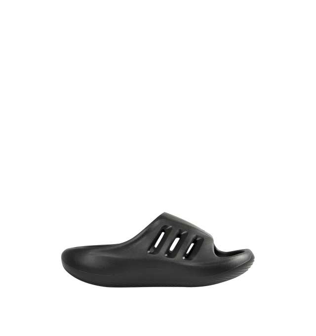 Image 1 of 4 - BLACK - ADIDAS Adifom IIInfinity Slides featuring regular fit, slip-on, Adifom upper and Adifoam midsole and outsole. 