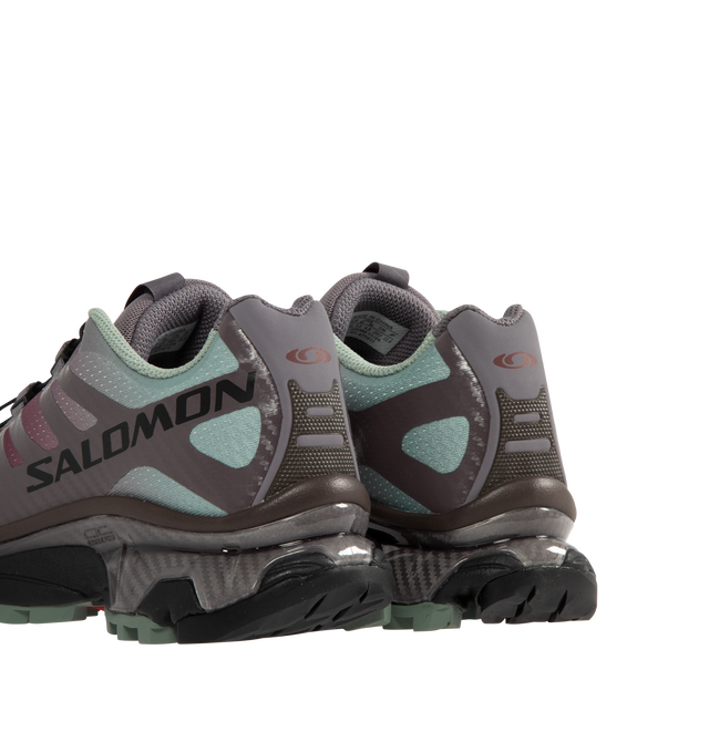 Image 3 of 5 - PURPLE - SALOMON XT-4 OG Sneaker featuring mesh and textile upper with Contragrip rubber sole, Quicklace  system, Contragrip  sole for all-terrain performance, waterproof, one pull-tightening and Removable OrthoLite  insole.  