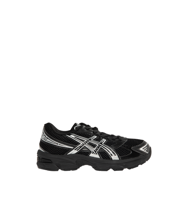 Image 1 of 5 - BLACK - Asics GEL-Kayano 14 Sneakers are lace-up style with rip-stop underlays, GEL cushioning, and TRUSSTIC support system. Unisex style in men's sizing. Imported from Indonesia. 