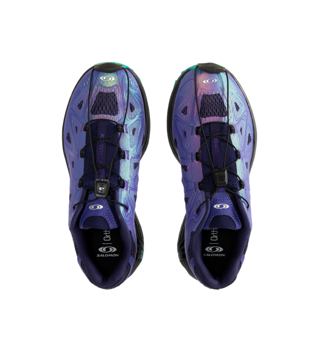 Image 5 of 5 - PURPLE - XT-Whisper Void Sneaker featuring chevron lugs, Mud Contagrip, Agile Chassis System, 3D mesh and synthetic upper, abrasion-resistant TPU material and textile lining. 