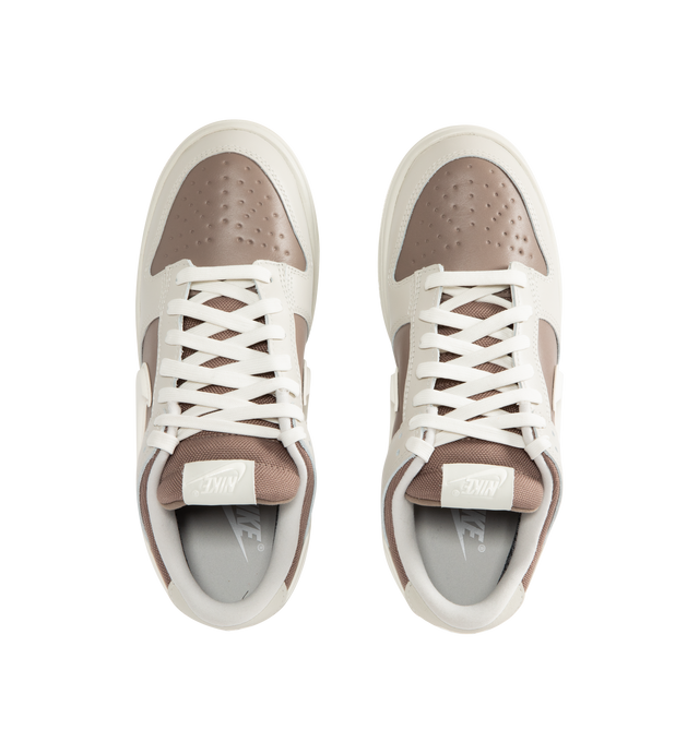 Image 5 of 5 - BROWN - NIKE Dunk Low GORE-TEX Sneaker featuring waterproof GORE-TEX finish, low-cut silhouette, reflective-design detail, padded collar, foam midsole and rubber outsole with classic pivot circle. 