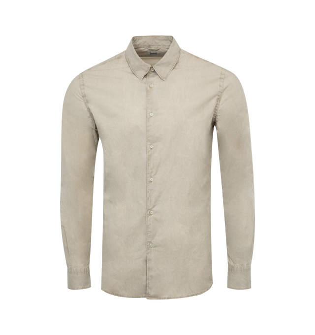 Image 1 of 2 - NEUTRAL - ASPESI Camicia Comma featuring button front closure, long sleeves, classic collar and button cuffs. 