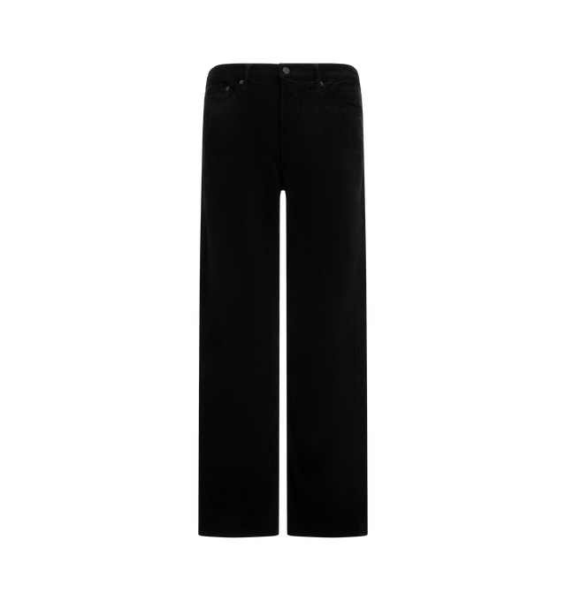 Image 1 of 3 - BLACK - Tom Ford Men's black 50's straight fit denim, is crafted in stretch selvedge denim. An extra comfort is added through subtle stretch, while a modern reinterpretation is given by the washed black finish. Composition: 98% cotton 2% elastane. Made in the US. 