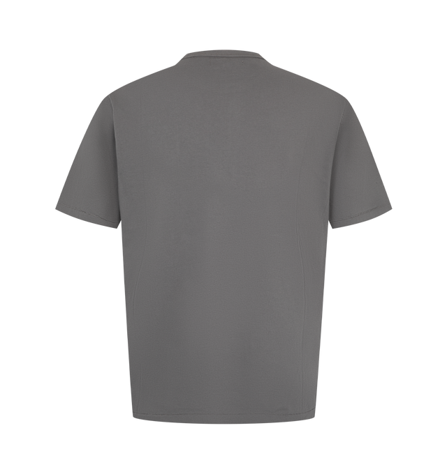 Image 2 of 2 - GREY - Merz b. Schwanen Men's Pima Cotton T-Shirt is crafted from premium Pima cotton and features a relaxed-fit silhouette designed for breathable comfort and everyday wear. Main Material: Cotton.  