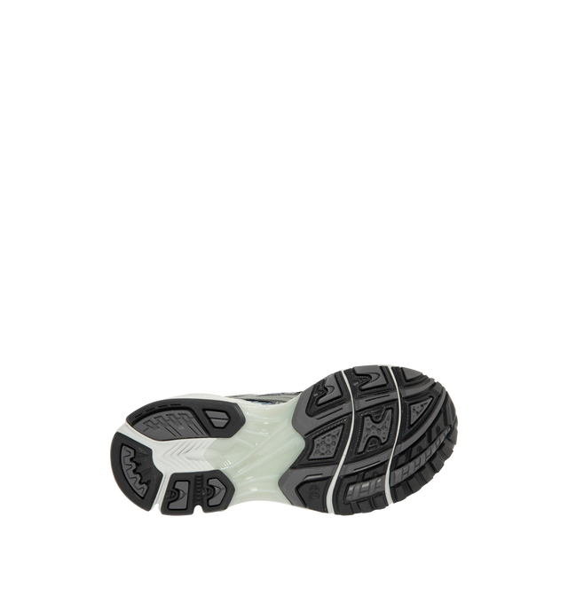 Image 4 of 5 - GREY - Asics GEL-Kayano 14 Sneakers are lace-up style with rip-stop underlays, GEL cushioning, and TRUSSTIC support system. Unisex style in men's sizing. 