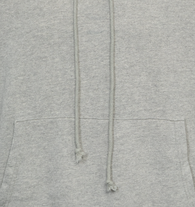 Image 3 of 3 - GREY - GALLERY DEPT. Dept Logo Hoodie featuring classic fit, long sleeves, logo print, drawstring hood, kangaroo pocket, tonal stitching and straight hem. 100% cotton. 