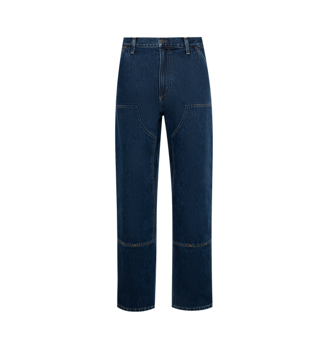 Men's carhartt double knee jeans discount