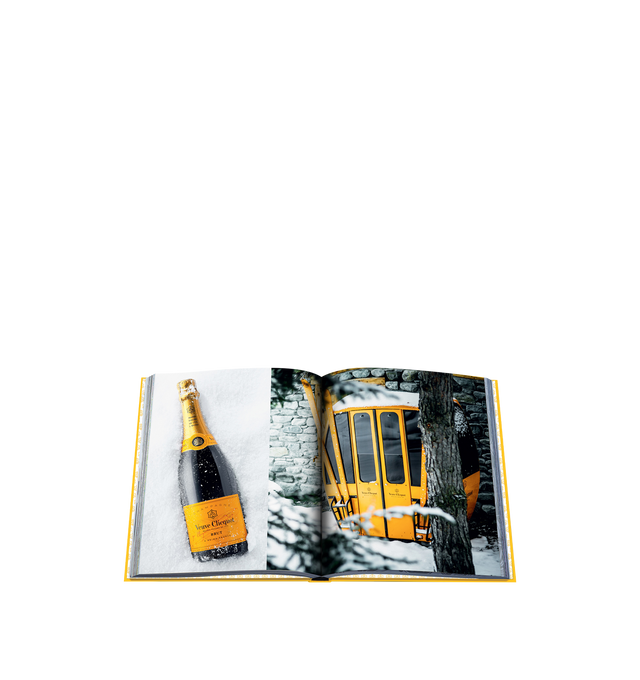 Image 4 of 5 - YELLOW - Assouline Veuve Clicquot is a luxury coffee table book that celebrates the rich heritage, pioneering spirit, and enduring legacy of one of Champagne's most iconic maisons through captivating photography and engaging storytelling. Written by Sixtine Dubly with a foreword by Mireille Guiliano, this designer hardcover book explores Veuve Clicquot's history of innovation, celebrated collaborations, and timeless French art de vivre, offering an elegant tribute to the world-renowned champa 
