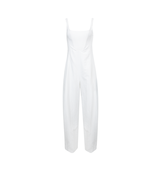 White all online in one jumpsuit