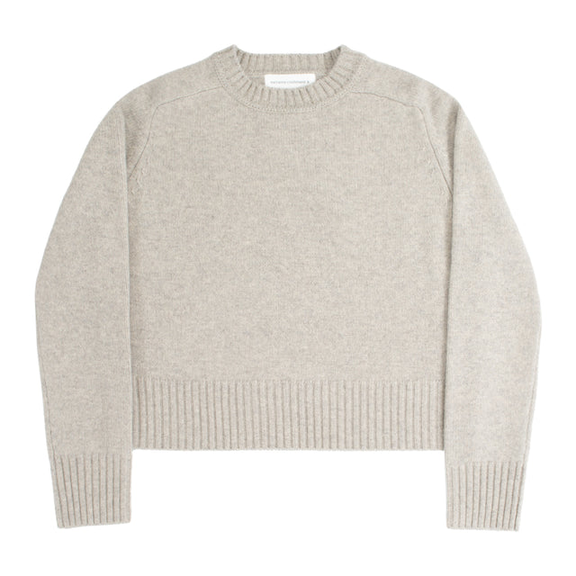 Image 1 of 2 - NEUTRAL - EXTREME CASHMERE sweater featuring ribbed detailing on the neck and hem. 100% Cashmere. 