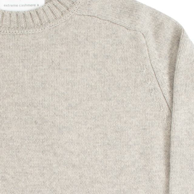 Image 2 of 2 - NEUTRAL - EXTREME CASHMERE sweater featuring ribbed detailing on the neck and hem. 100% Cashmere. 